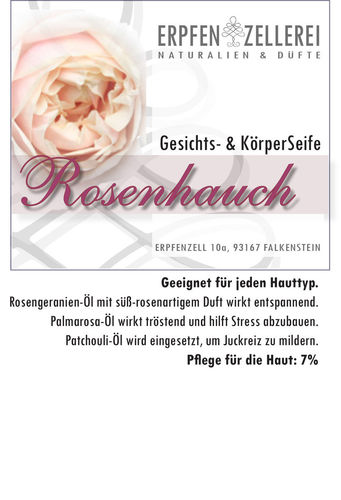 Dusch- und Badeseife "Rosenhauch"